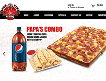 Tablet Screenshot of eatpapas.com